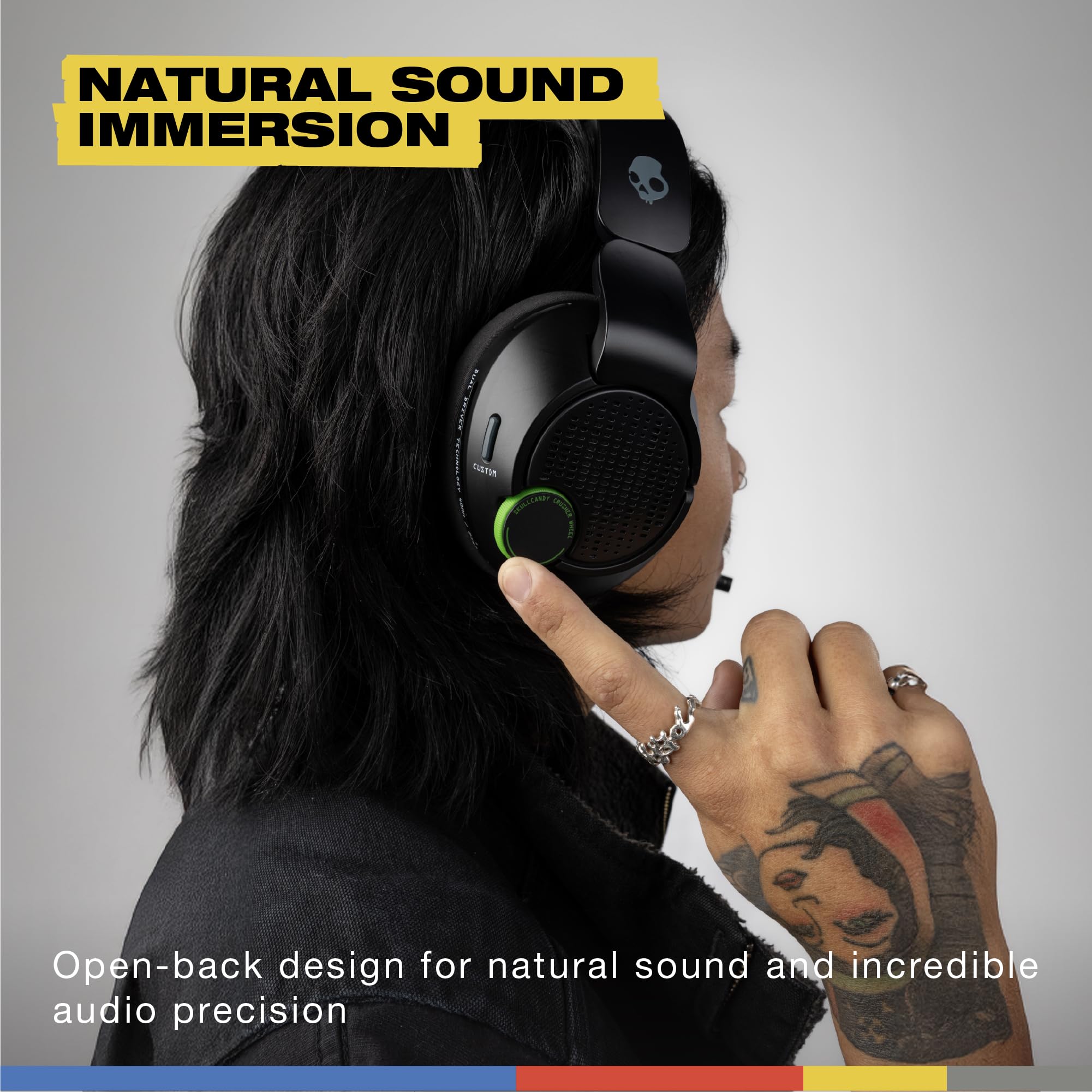 Skullcandy Crusher PLYR 720 Wireless Gaming Headset - Digi-Black